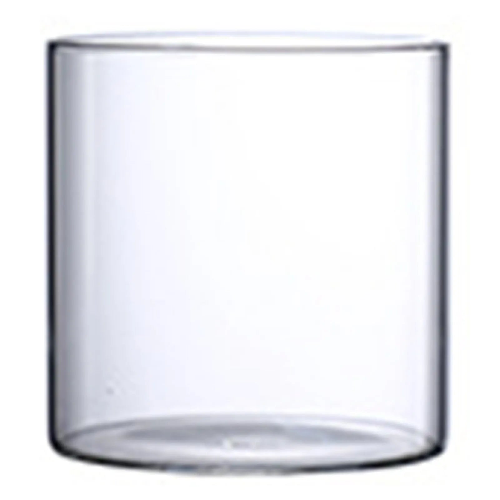 Transparent Glass Hydroponic Vase Minimalist Glass Vase Cylinder Flower Vase for Home Office Wedding Table