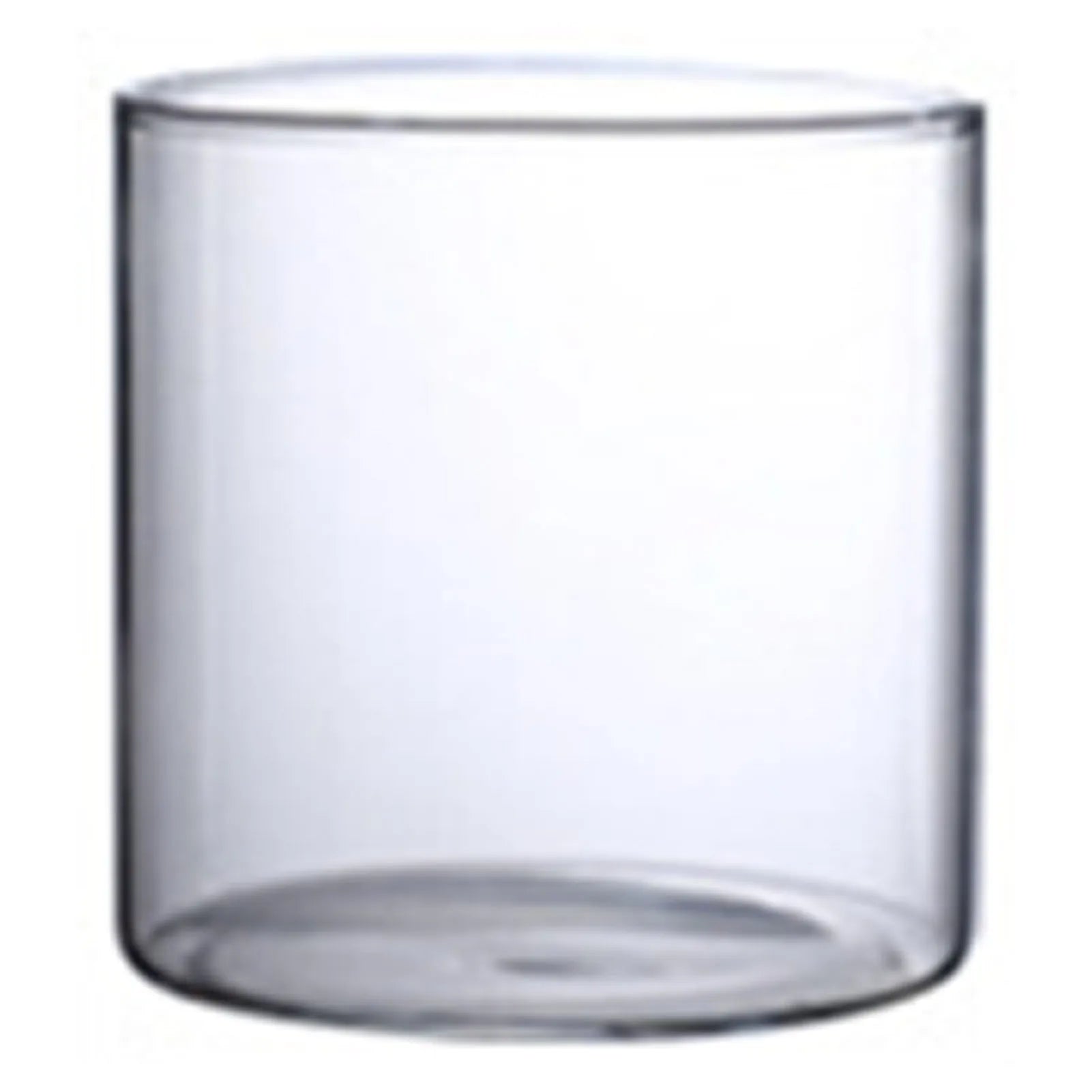 Transparent Glass Hydroponic Vase Minimalist Glass Vase Cylinder Flower Vase for Home Office Wedding Table