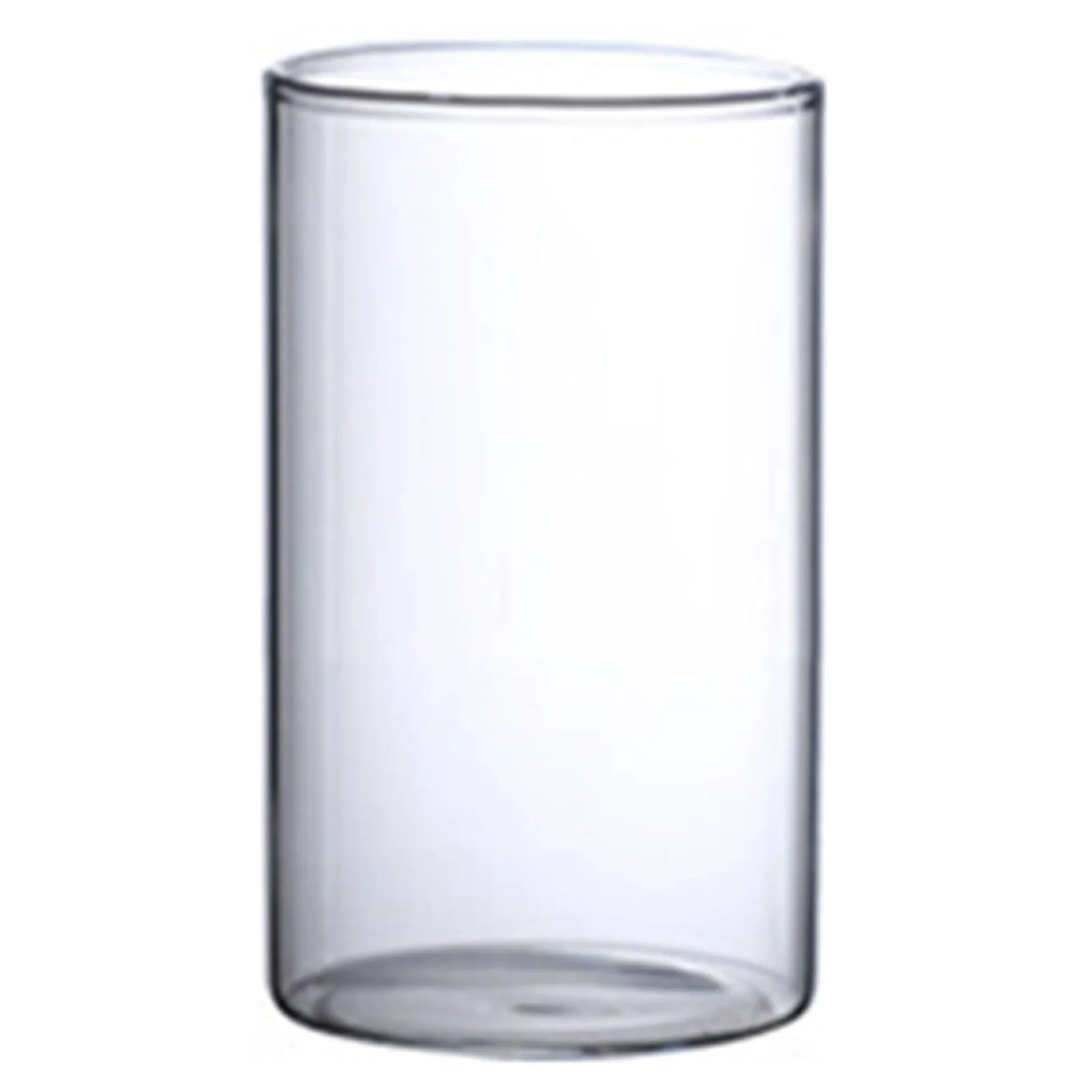 Transparent Glass Hydroponic Vase Minimalist Glass Vase Cylinder Flower Vase for Home Office Wedding Table