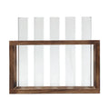 Hydroponic Test Tube Vase Set - Glass Planter for Fresh Flowers, Modern Home Decor Display