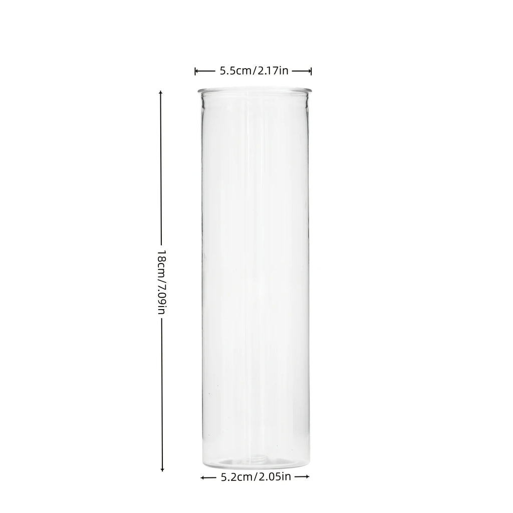 10/15/12 Plastic Cylindrical Vases, High Transparency Vase Set, Suitable for Simple Desktop Flower Arrangement Decoration