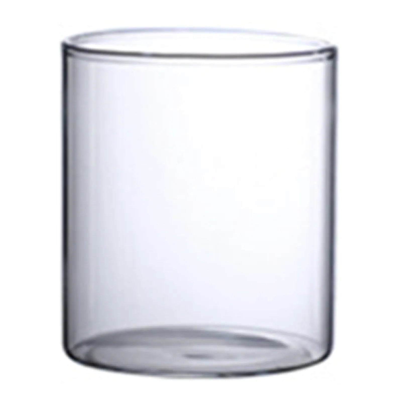 Transparent Glass Hydroponic Vase Minimalist Glass Vase Cylinder Flower Vase for Home Office Wedding Table