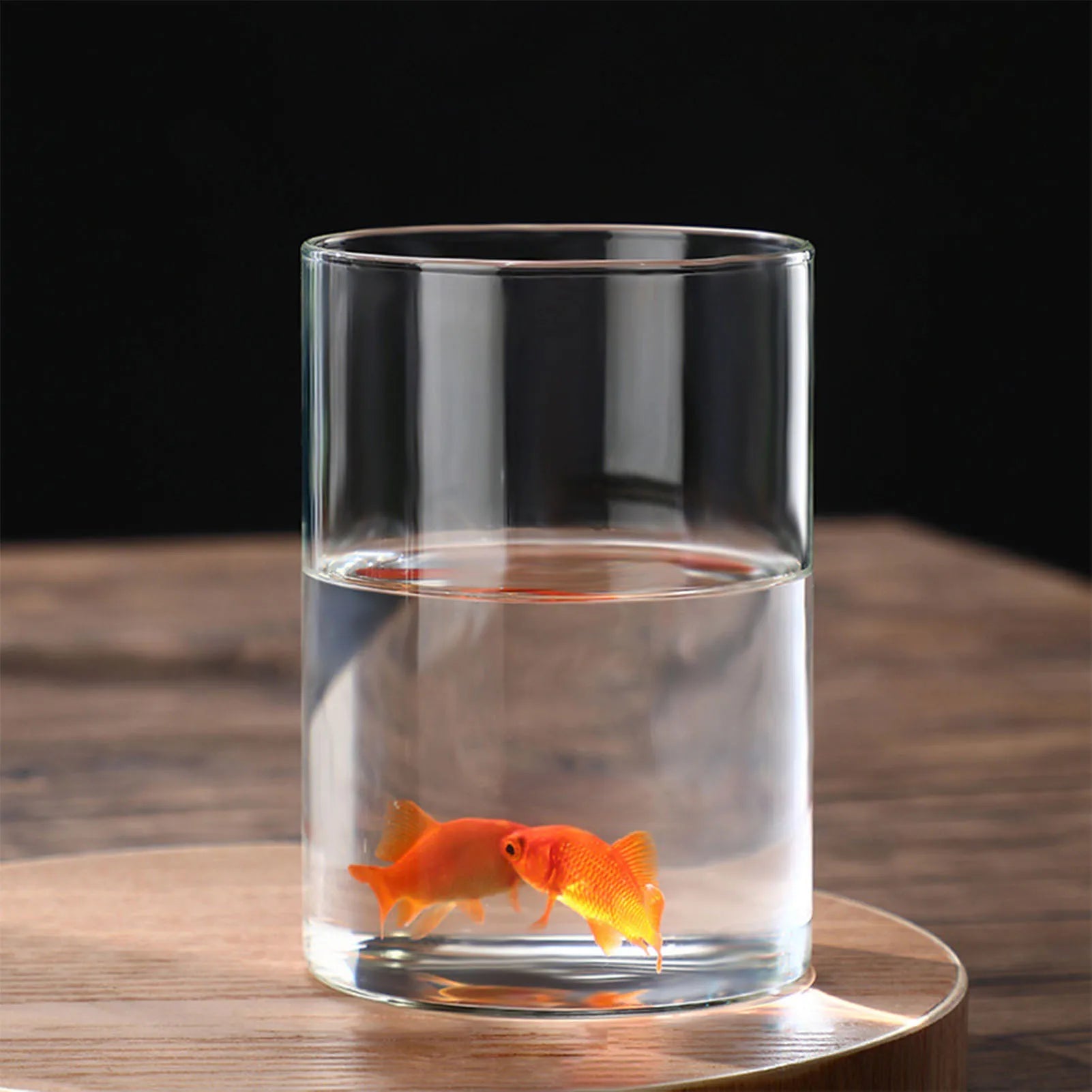 Transparent Glass Hydroponic Vase Minimalist Glass Vase Cylinder Flower Vase for Home Office Wedding Table