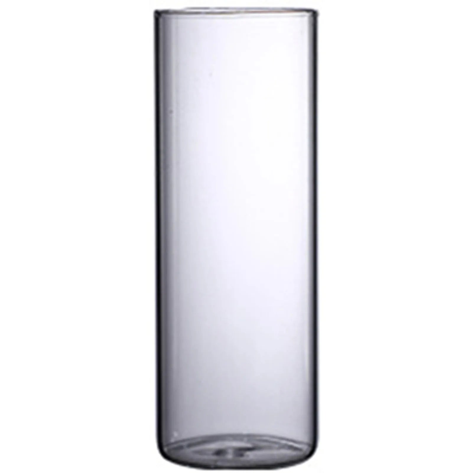 Transparent Glass Hydroponic Vase Minimalist Glass Vase Cylinder Flower Vase for Home Office Wedding Table