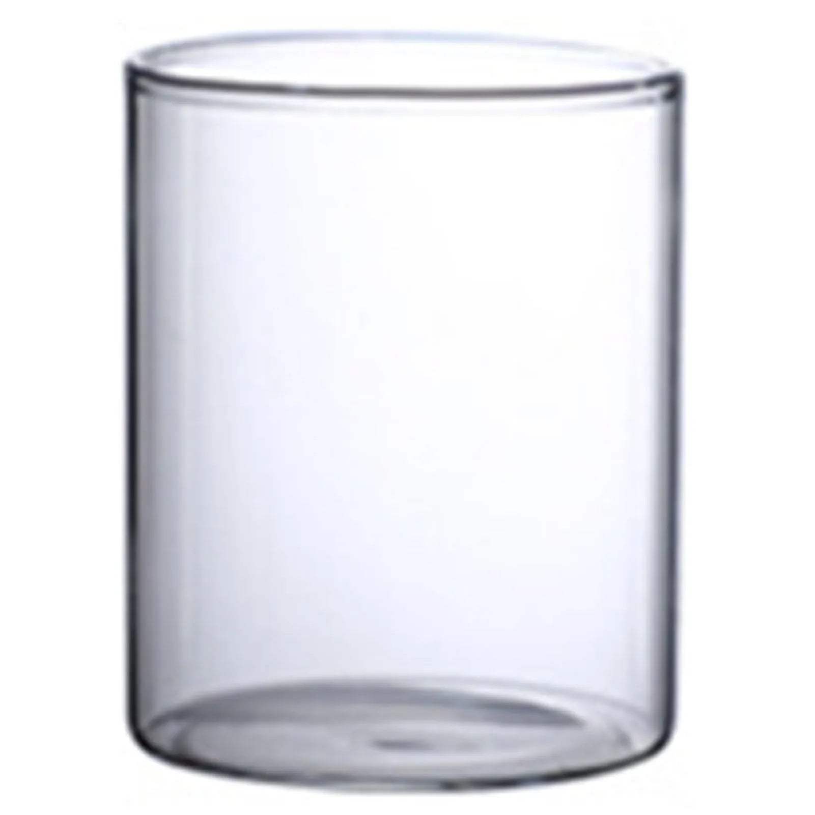 Transparent Glass Hydroponic Vase Minimalist Glass Vase Cylinder Flower Vase for Home Office Wedding Table
